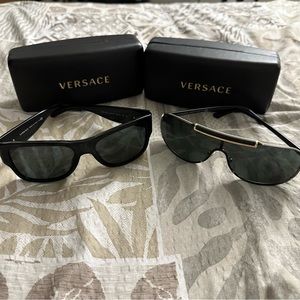 100% Authentic Versace sun Glasses (2 pair)